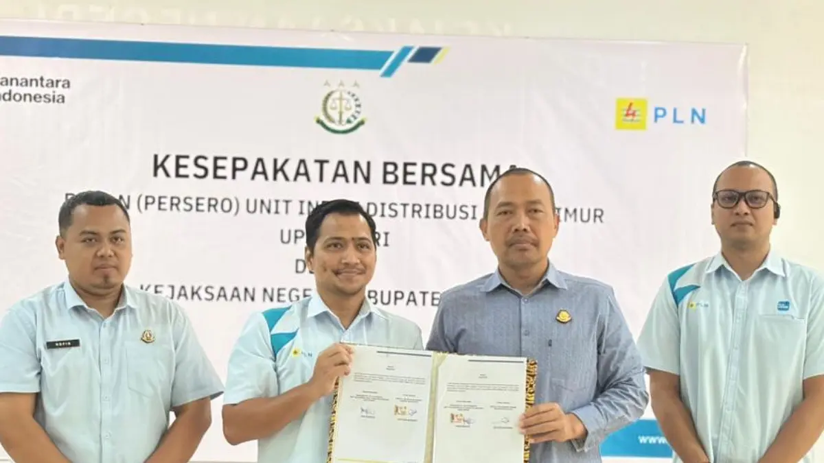 Proses kesepakatan bersama Kejari Kabupaten Blitar dan PLN UP3 Kediri.(DOK PRIBADI)