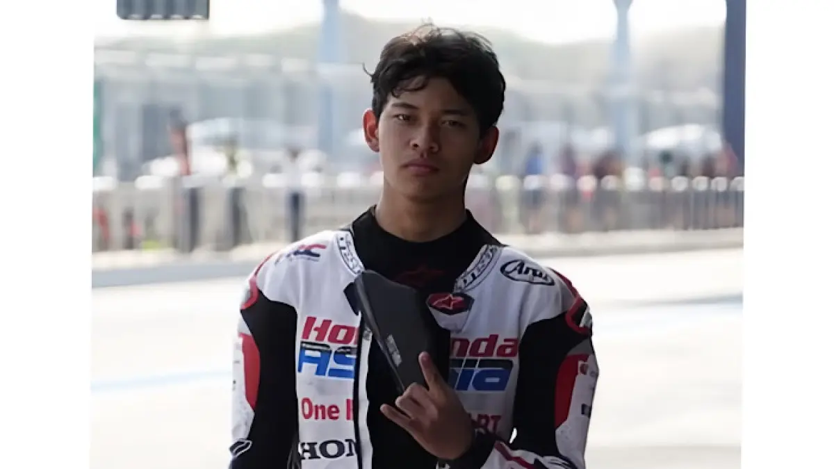 Veda Ega Pratama jadi sorotan Moto3 jelang GP Ceko. Paket misterius HRC di Honda Team Asia memicu spekulasi besar.(pinterest)