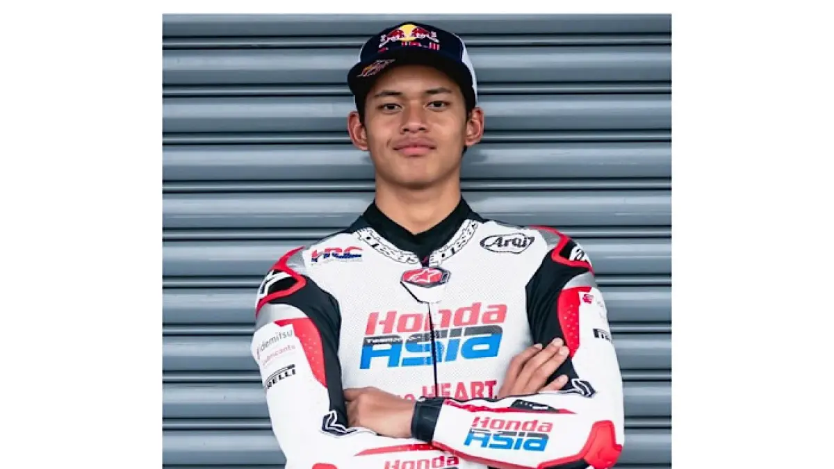 Veda Ega Pratama jadi sorotan Moto3 jelang GP Ceko. Paket misterius HRC di Honda Team Asia memunculkan banyak spekulasi.(pinterest)