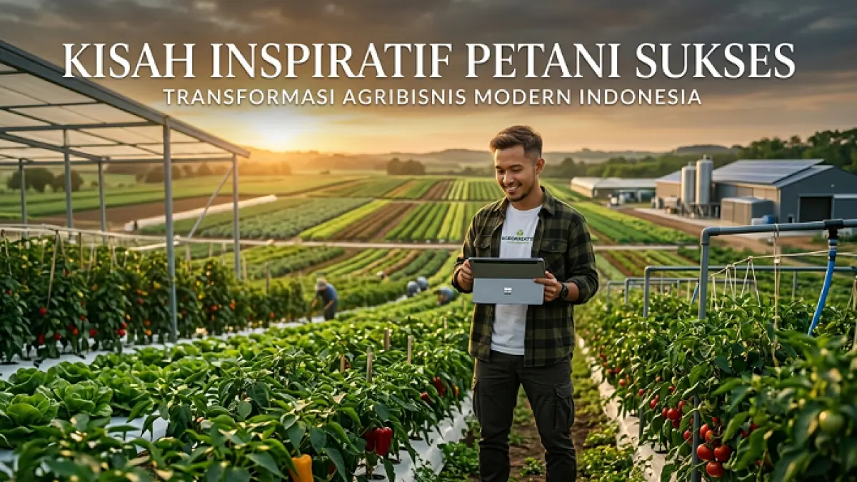 Kisah sukses petani muda Tulungagung yang bangkit dari masa sulit hingga meraih ratusan juta dari pertanian cabai. (GEMINI AI)
