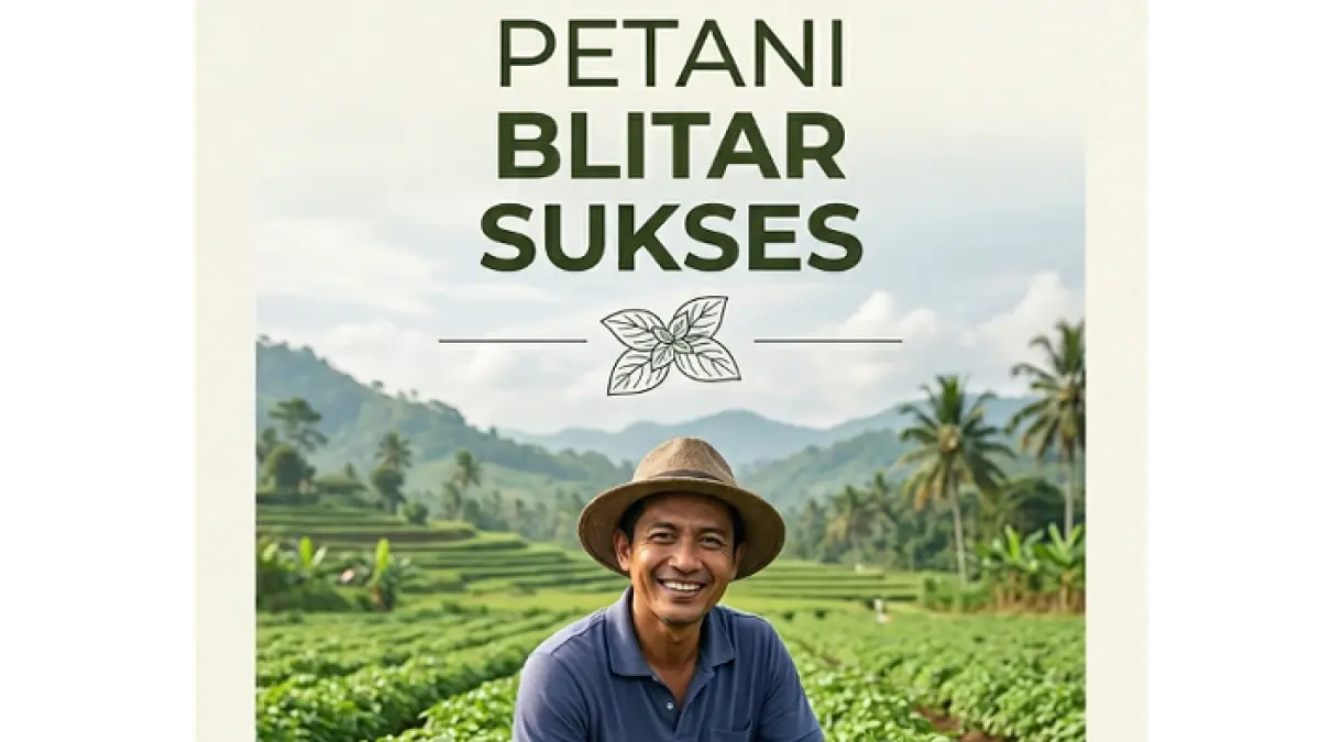 Petani kemangi Blitar sukses memanfaatkan panen cepat dan pasar stabil untuk meningkatkan pendapatan masyarakat desa. (GEMINI AI)