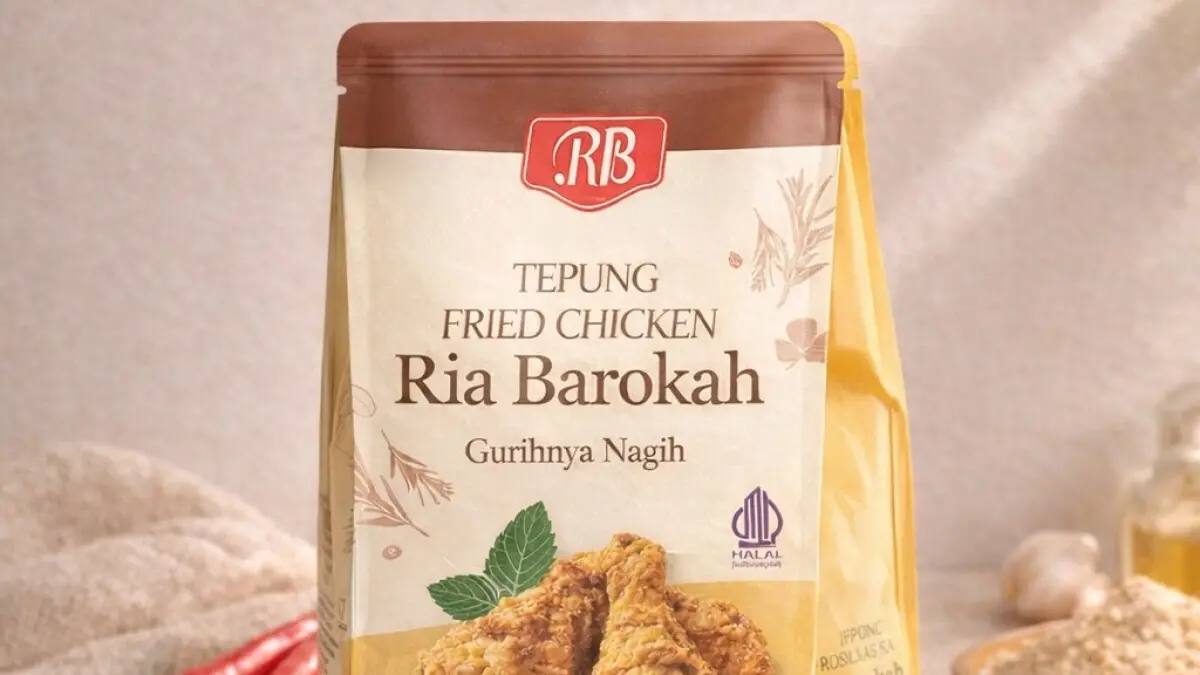 Salah satu produk tepung ayam goreng. 