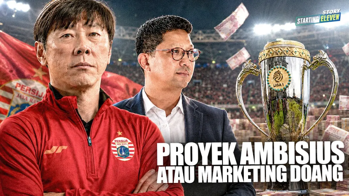 Alasan Persija Jakarta rekrut Shin Tae-yong akhirnya terungkap. Bukan cuma kejar juara, ada dampak bisnis besar. (Youtube. com)