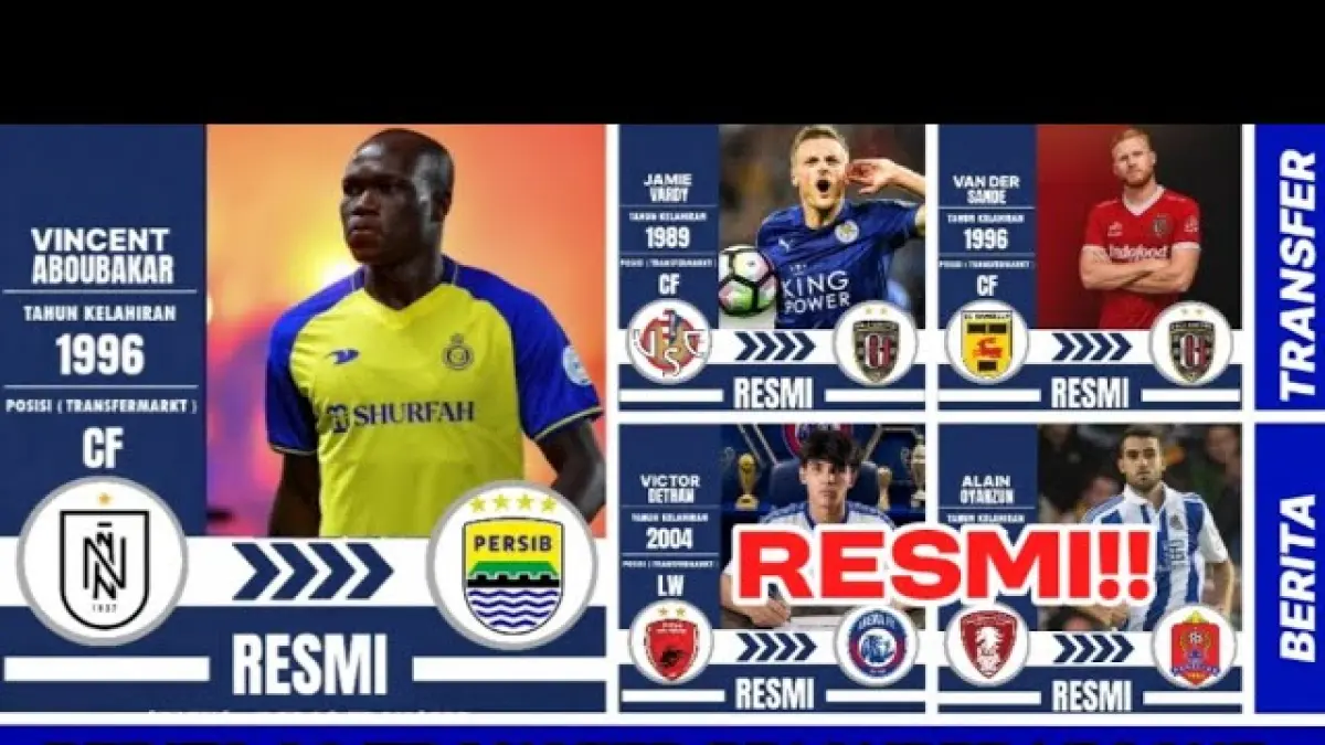 Bursa transfer BRI Super League 2026/2027 memanas, Persib incar Vincent Aboubakar dan Bali United bidik tiga pemain asing. (Youtube.com)