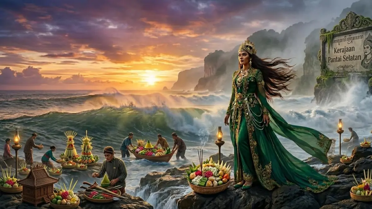 Mitos Nyi Roro Kidul tetap populer hingga kini. Simak fakta menarik, sejarah, dan misteri Ratu Pantai Selatan Jawa.