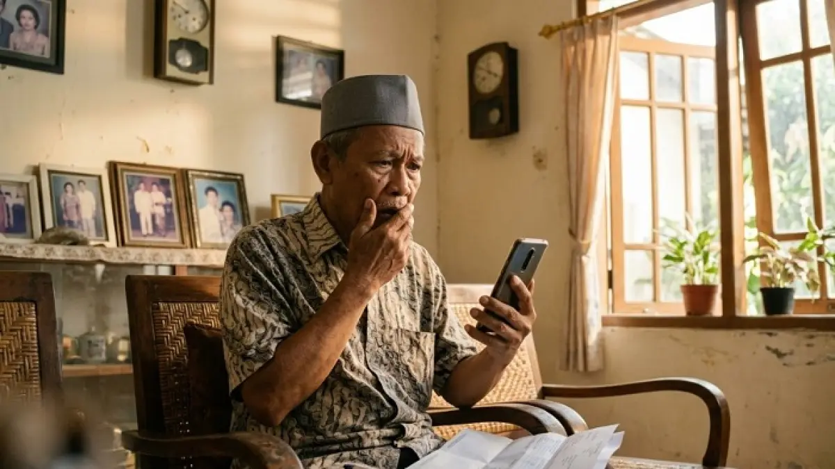 Gaji pensiunan PNS 2026 viral, Taspen klarifikasi SPTB, BPJS, dan isu rapelan yang sebenarnya (Ilustrasi Gemini AI)