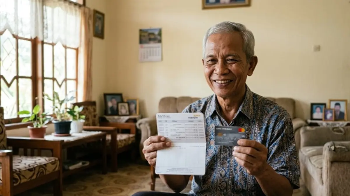 Gaji pensiunan PNS Juli 2026 tetap cair sesuai aturan. Taspen tegaskan belum ada kenaikan gaji dan rapelan. (Ilustrasi Gemini AI)