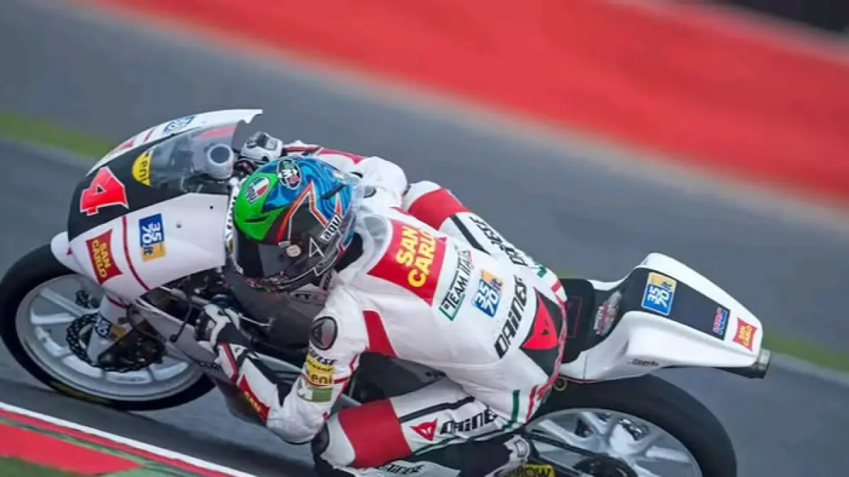Hasil Moto3 Ceko 2026: Veda Ega Pratama melesat dari posisi 20 ke peringkat 5, sementara Hakim Danish keluar sebagai juara. (Pinterest) 