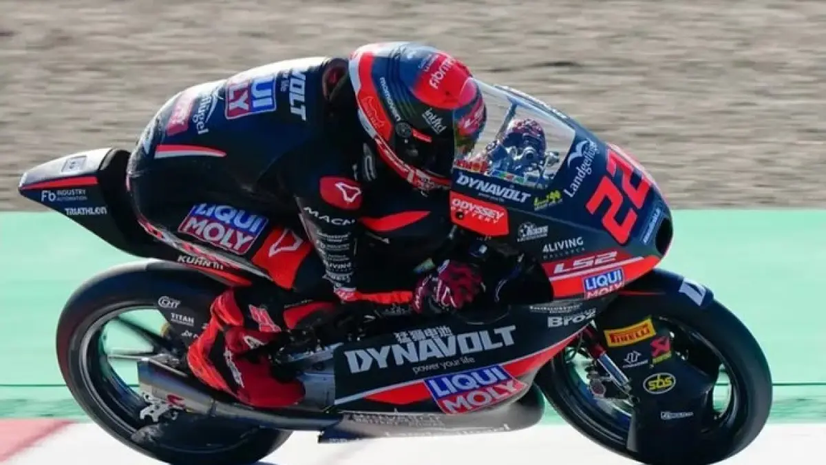 Klasemen Moto3 2026 terbaru: Veda Ega Pratama hanya terpaut empat poin dari lima besar usai finis kelima di GP Ceko. (Pinterest) 