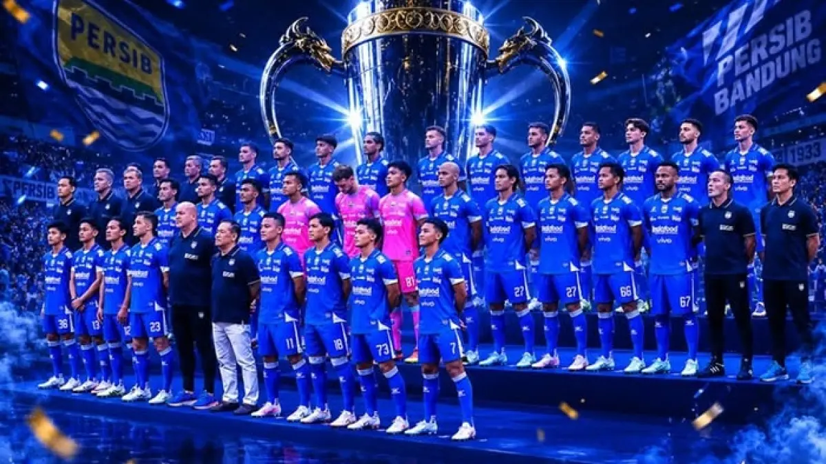 Daftar skuad Persib Bandung 2026-2027 terbaru. Jesse Rodriguez, Rui Pires, Krigor Moraes hingga Ivan Susak masuk tim.(Gemini AI)