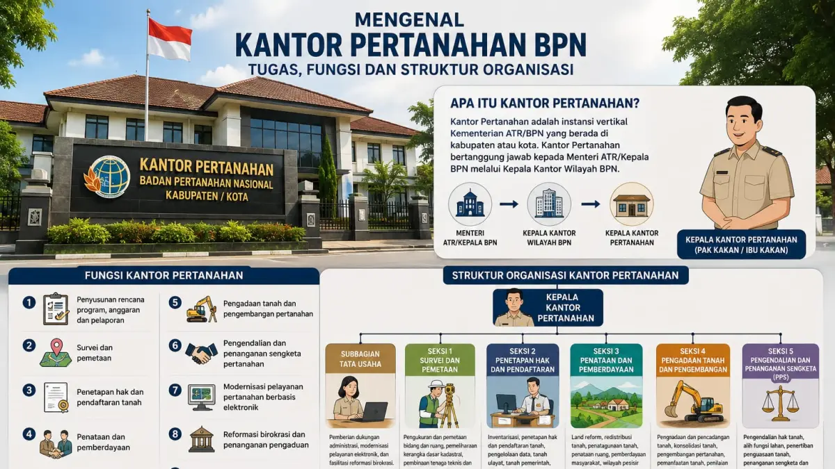 "KANTOR PERTANAHAN BUKAN CUMA URUS SERTIFIKAT!" "Ini Tugas dan Fungsi Lengkapnya"