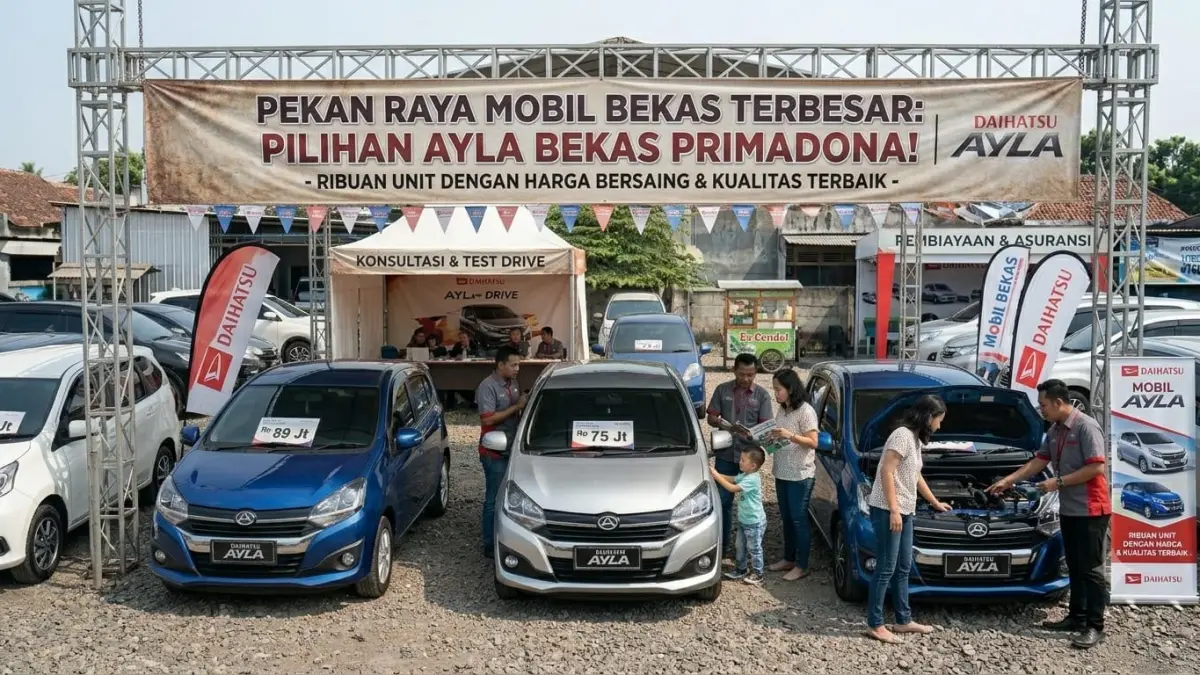 Daihatsu Ayla bekas masih jadi buruan berkat harga murah, BBM irit, dan biaya perawatan yang ramah di kantong.

