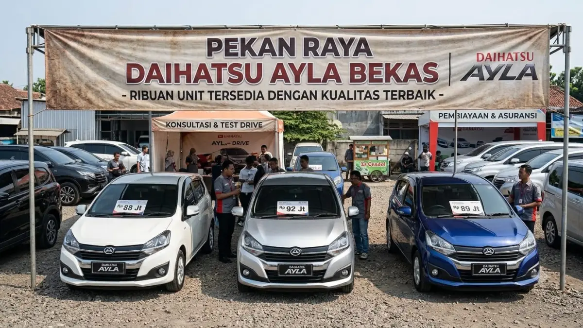 Daihatsu Ayla bekas semakin diminati berkat harga murah, BBM irit, dan biaya perawatan yang terjangkau.
