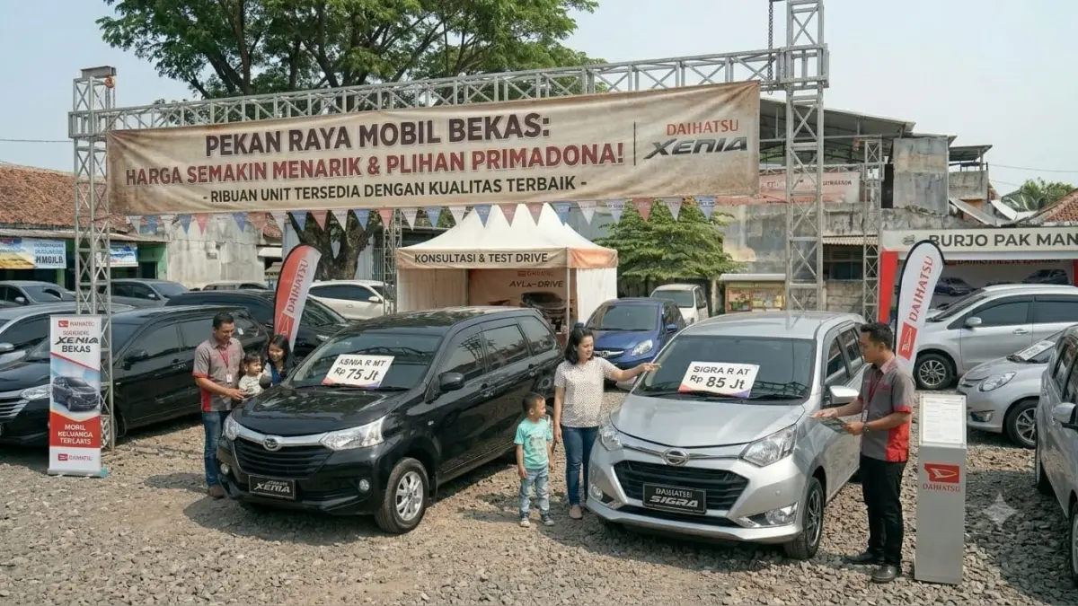 Daihatsu Xenia bekas tetap diminati berkat kabin luas, harga terjangkau, dan biaya perawatan yang ekonomis.
