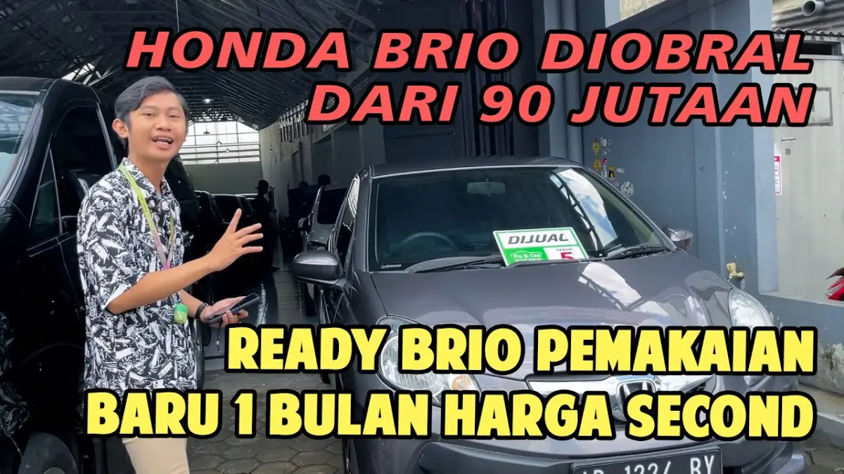 Harga Honda Brio bekas 2026 mulai Rp95 juta. Ada Brio RS hingga Brio 2025 KM 37 dengan kondisi nyaris baru. (Youtube. com)