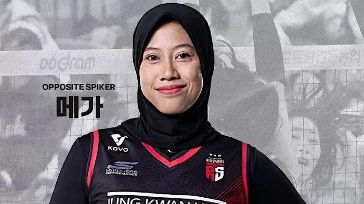 Megawati Hangestri jadi sorotan jelang duel Hyundai Hillstate vs Eczacıbaşı. Megatron siap menjawab keraguan publik Turki.(pinterest)