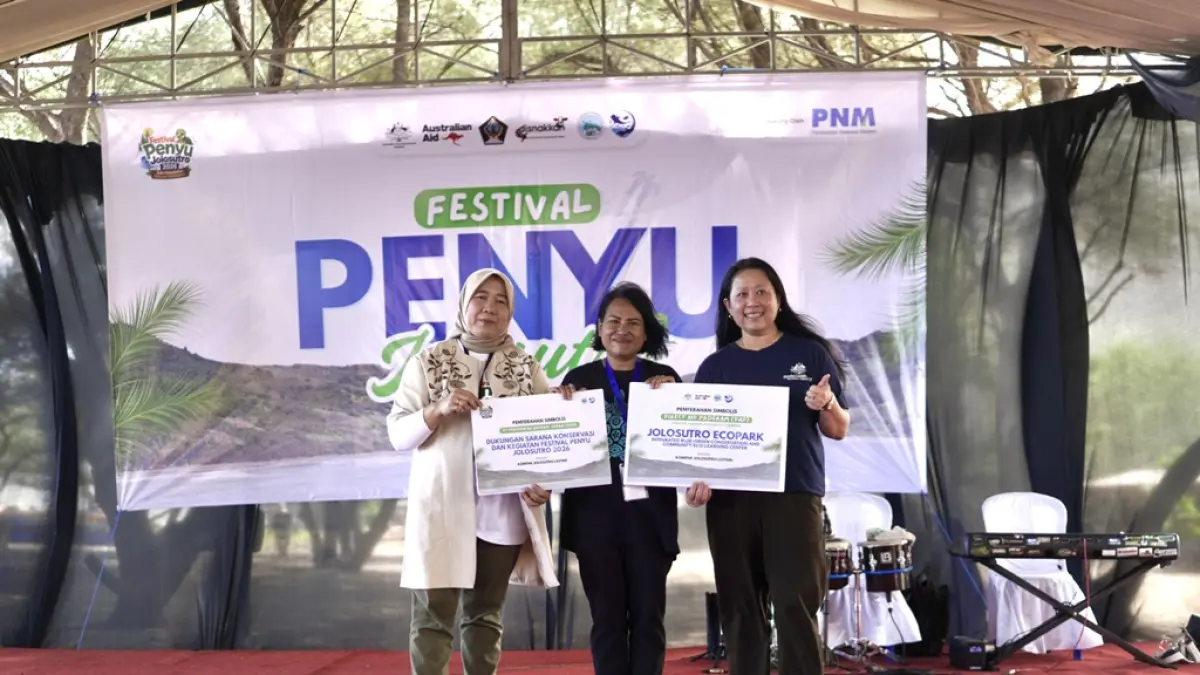 Pegiat konservasi penyu yang berhasil mendapatkan apresiasi. 
