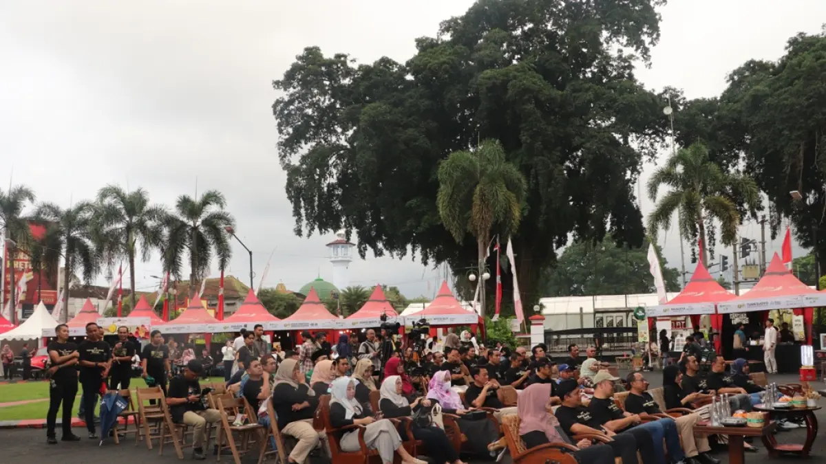 Suasana pembukaan SCFB 2025 lalu di Halaman Kantor Wali Kota Blitar. 