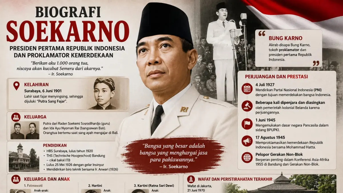 BAPAK BANGSA: Makam Bung Karno di Kota Blitar menjadi tempat peristirahatan terakhir Presiden pertama Republik Indonesia sekaligus Proklamator Kemerdekaan, Ir. Soekarno, yang hingga kini terus diziarahi masyarakat dari berbagai daerah.
