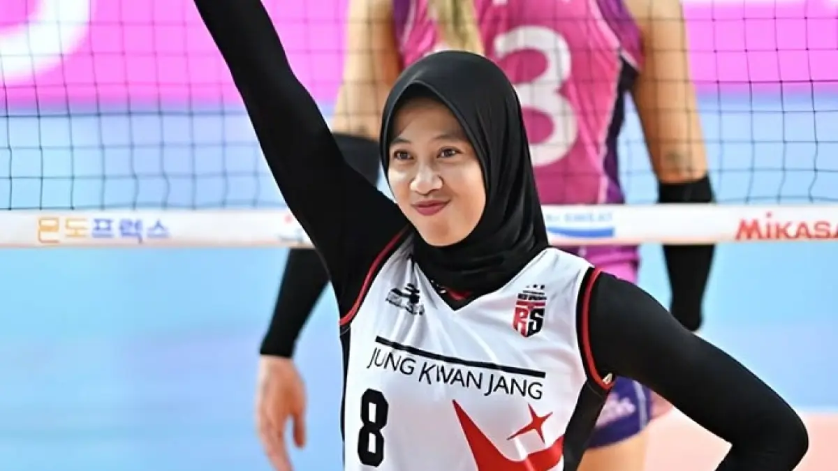Megawati Hangestri bawa Hyundai Hillstate diklaim menang 3-0 atas VakifBank. Simak jalannya laga dan aksi gemilang Megatron.(Gemini AI)