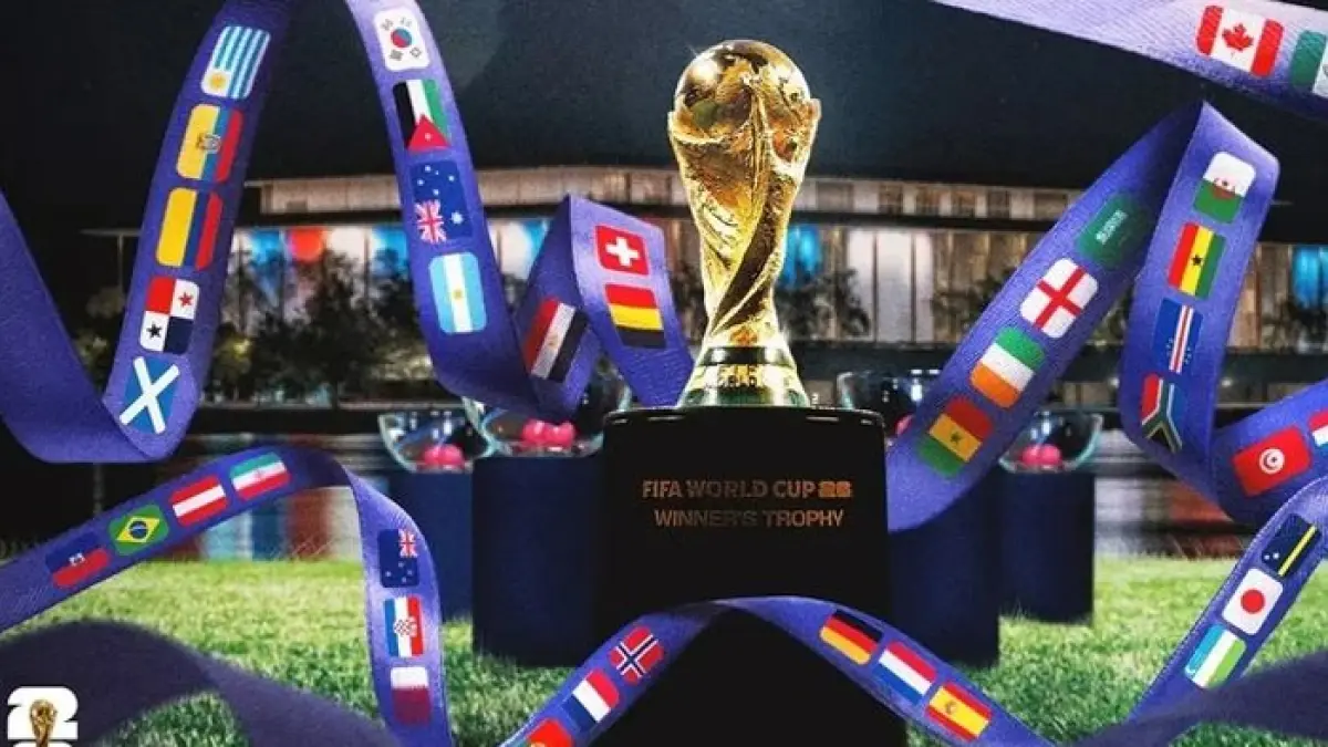 Bagan 32 Besar Piala Dunia 2026 terbaru, 19 negara lolos, Messi pimpin top skor, hasil lengkap dan jadwal berikutnya. (Pinterest)