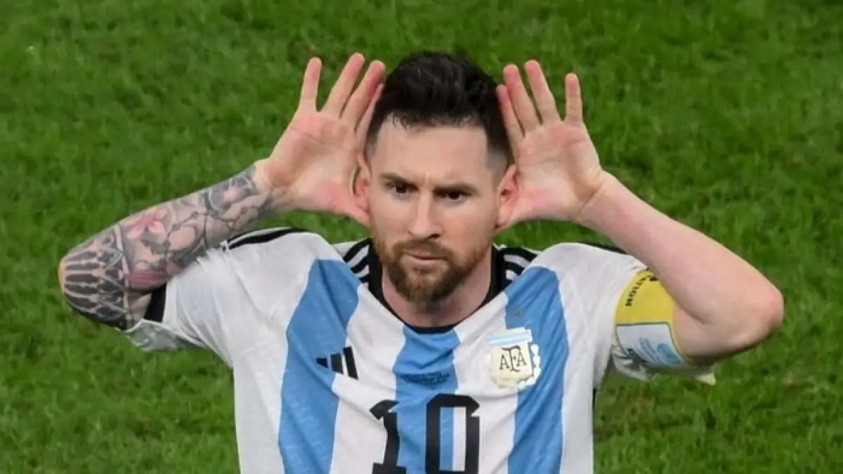 Lionel Messi dicadangkan saat Argentina menghadapi Yordania, membuat persaingan sepatu emas Piala Dunia 2026 makin panas. (Pinterest)