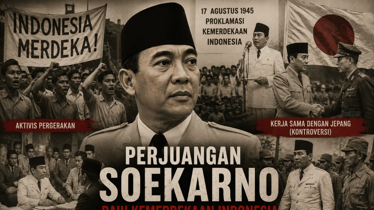 Perjalanan Soekarno menuju kemerdekaan Indonesia penuh perjuangan dan kontroversi.
