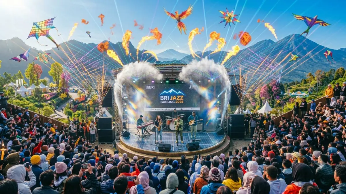 BRI Jazz Gunung 2026 siap digelar dengan deretan musisi ternama dan panorama alam memukau. Simak informasi lengkapnya.