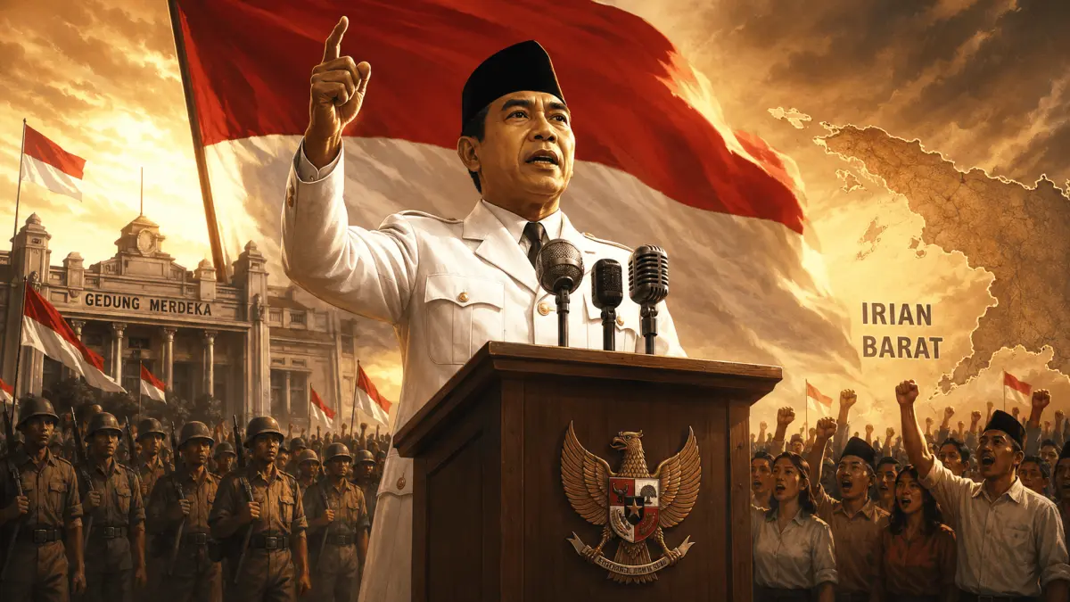 Soekarno memimpin Indonesia pada era Demokrasi Terpimpin yang diwarnai keberhasilan merebut Irian Barat sekaligus berbagai dinamika politik dalam negeri.

