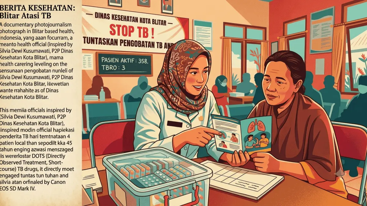 Lawan Tuberkulosis, Dinkes Kota Blitar Imbau Pasien Disiplin Obat