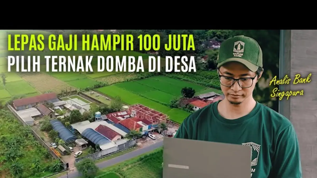 MAS SURYA : Resign Dari Analisis Bank di Singapura Jadi Peternak Domba di Desa 