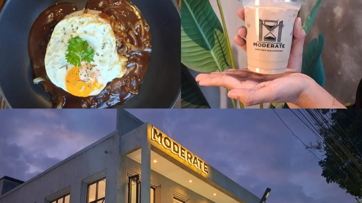 Moderat Cafe Usung Konsep Industrial, Hadirkan Fusion Food 
