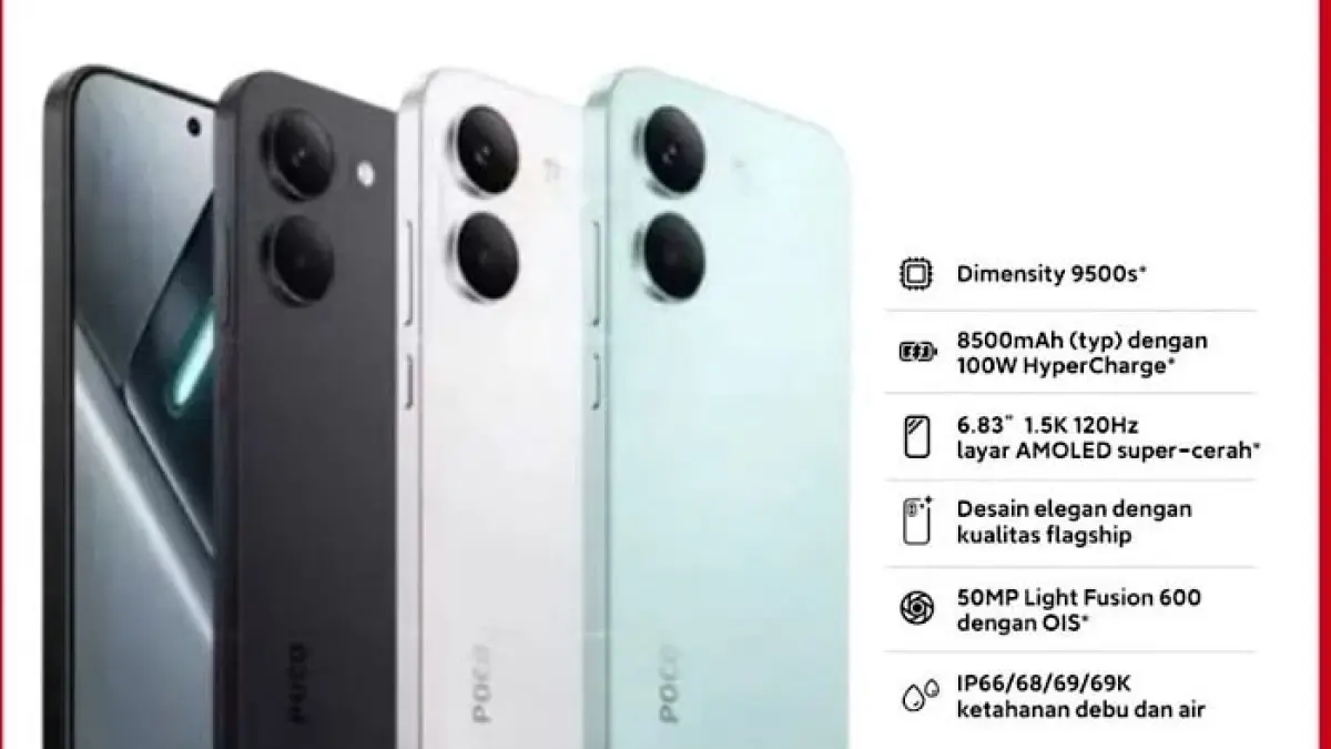 Rekomendasi HP RAM 8/256 GB terbaik harga Rp2 jutaan, mulai Samsung Galaxy A07, Redmi 15, Poco M7, Nubia V70 hingga Realme C75.(pinterest)