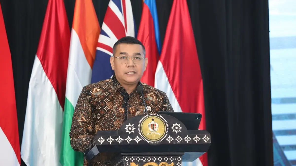 Wakil Menteri Agraria dan Tata Ruang/Wakil Kepala Badan Pertanahan Nasional (Wamen ATR/Waka BPN), Ossy Dermawan, menjadi pembicara dalam Seminar Nasional Pendidikan Penyiapan dan Pemantapan Pimpinan Nasional (P4N) LXIX TA. 2026 oleh Lembaga Ketahanan Nasional (LEMHANNAS) RI pada Kamis (02/07/2026).