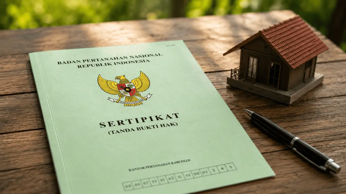 Ilustrasi by Chat Gpt : Sertifikat hak milik menjadi bukti legalitas tanah hasil redistribusi dalam program reforma agraria. Pemerintah memberikan kepastian hukum kepada penerima agar tanah dapat dimanfaatkan secara produktif dan berkelanjutan