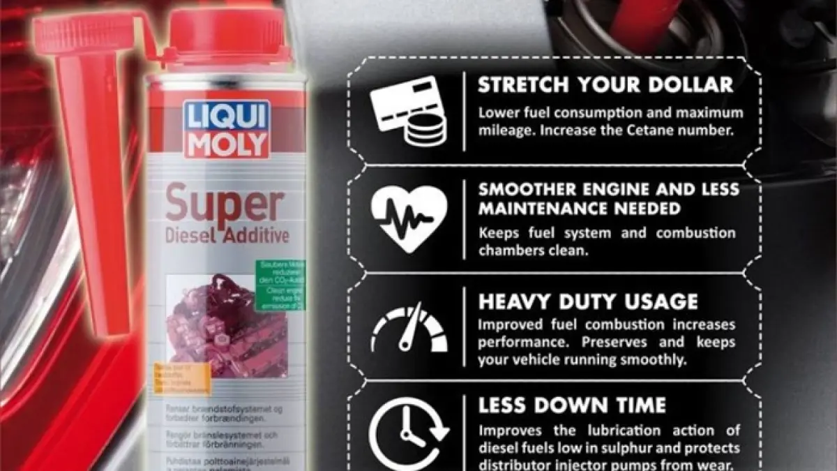 Jaga mesin diesel tetap bertenaga dan bebas sumbatan dengan Liqui Moly Super Diesel Additive. Simak rahasia teknisnya di sini! (PINTEREST)