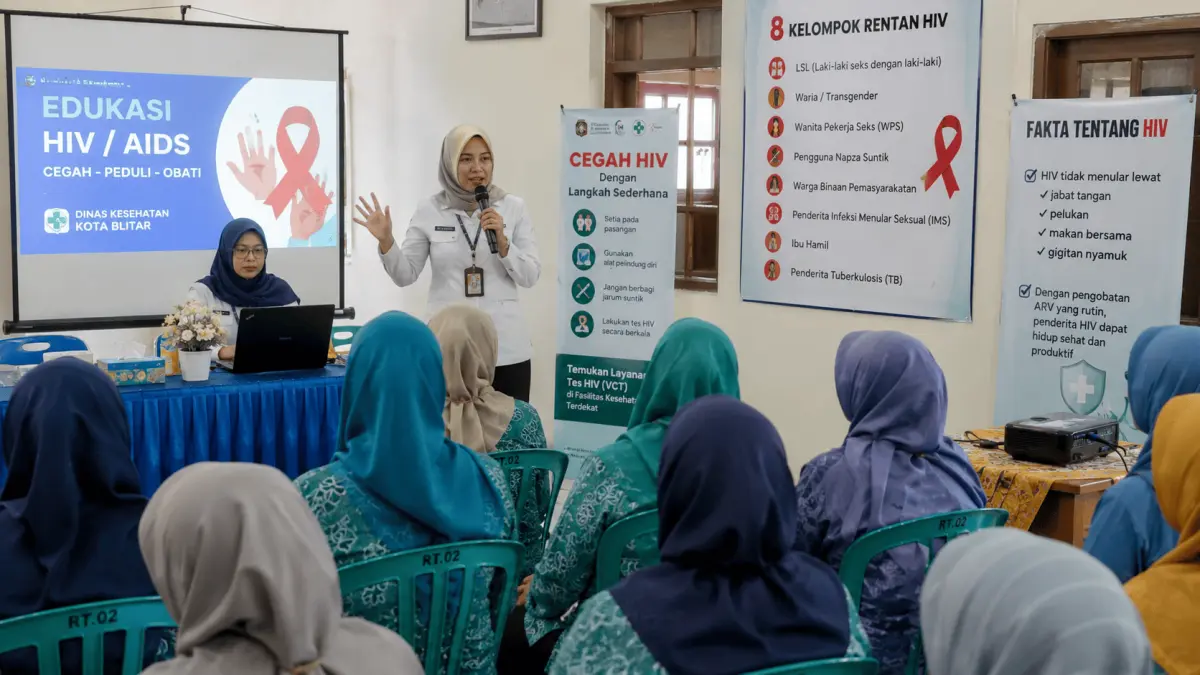 Kader posyandu dilibatkan untuk memperluas edukasi HIV dan mendorong deteksi dini di masyarakat.