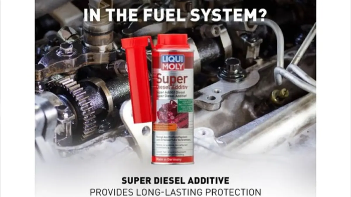 Liqui Moly Super Diesel Additive bantu mesin diesel lebih irit, halus, dan awet. Simak manfaat, cara pakai, serta bedanya dengan Diesel Purge. (PINTEREST)
