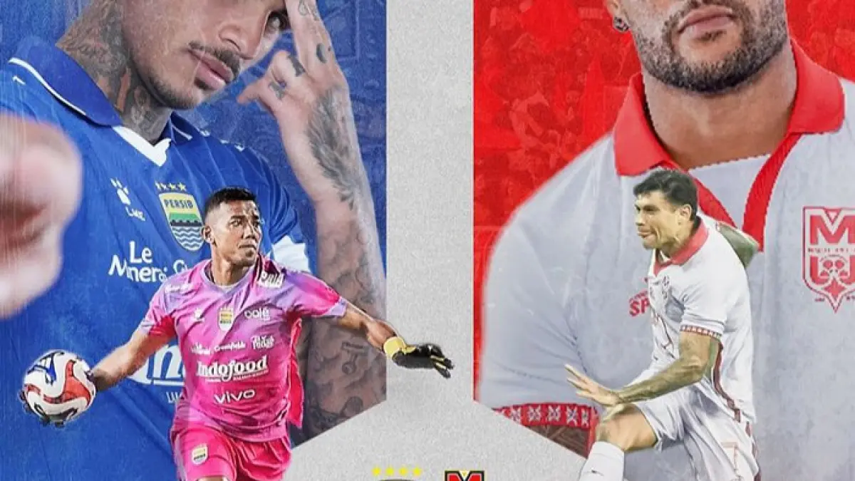 Prediksi Malut United vs Persib Bandung di laga tunda pekan ke-12 BRI Super League 2025/2026, lengkap dengan susunan pemain dan peluang kedua tim.(Pinterest)