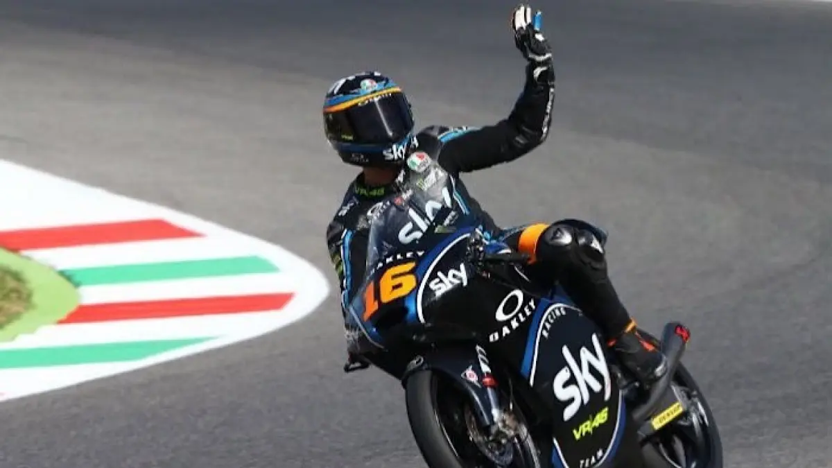 Hasil Moto3 Italia 2026 menempatkan Brian Uriarte sebagai juara. Veda Ega Pratama finis kedelapan dan tetap bertahan di lima besar klasemen sementara.(pinterest)