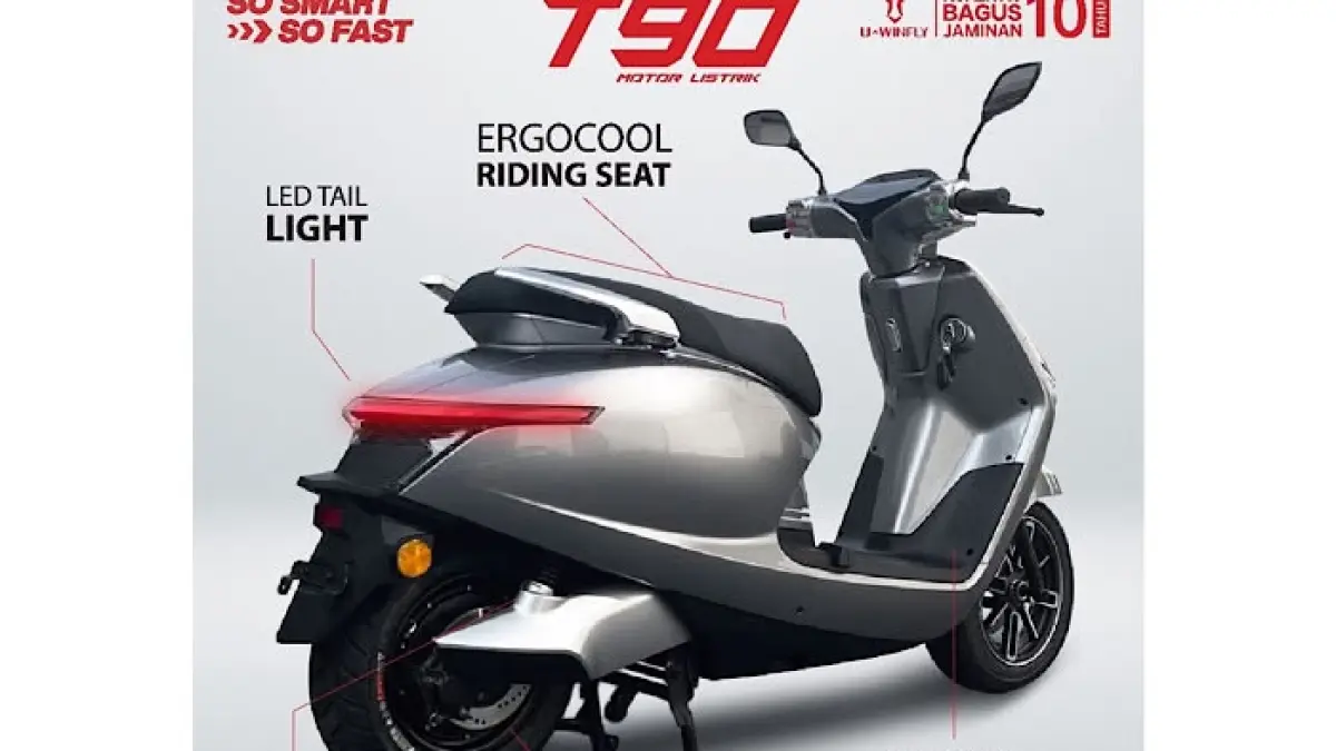 Review Winfly M100 Gen 3 2026, motor listrik Rp7 jutaan dengan fitur lengkap, mode boost, suspensi empuk, dan performa yang menarik perhatian.(pinterest)