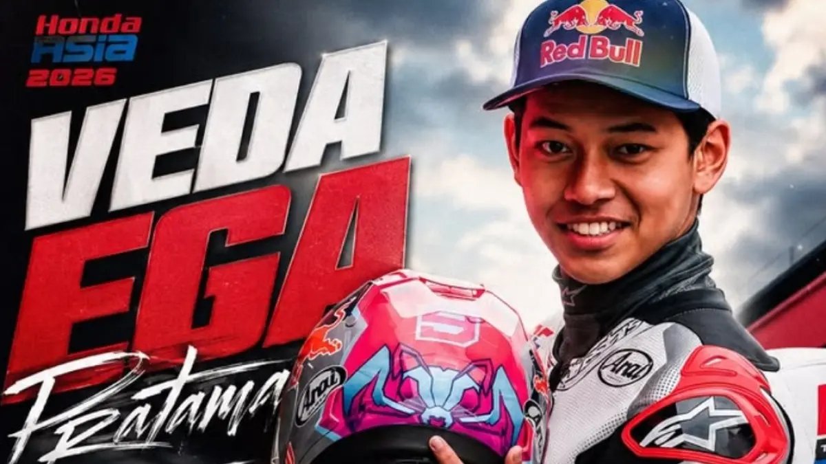 Simak hasil Moto3 hari ini! Pembalap Indonesia Veda Ega Pratama sukses raih podium kedua di GP Jerman setelah duel sengit di Sirkuit Sachsenring. (PINTEREST)