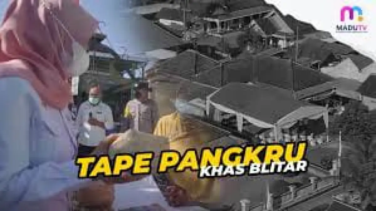 Tape Pangkru khas Desa Bendowulung diproduksi secara alami menggunakan singkong pilihan dari kaki Gunung Kelud.