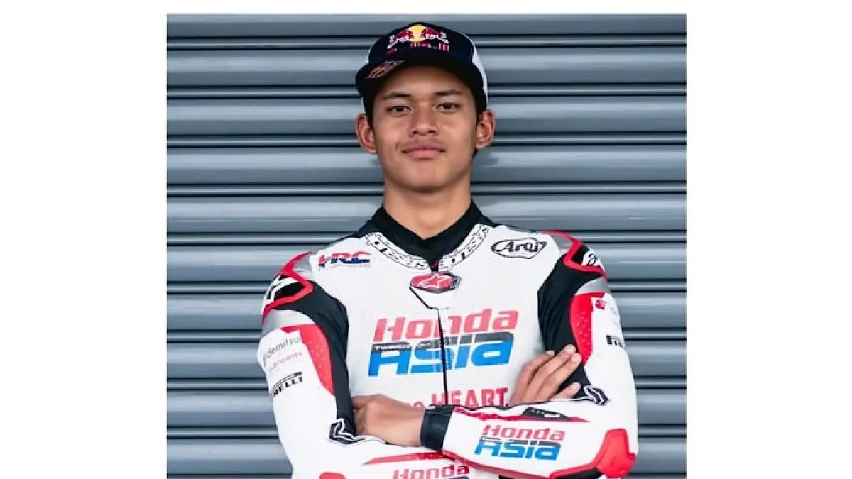 Veda Ega Pratama mendapat dukungan sponsor Liqui Moly jelang lanjutan Moto3 2026. Simak fakta kerja sama, peluang ke Moto2, dan perkembangan kariernya.(pinterest)
