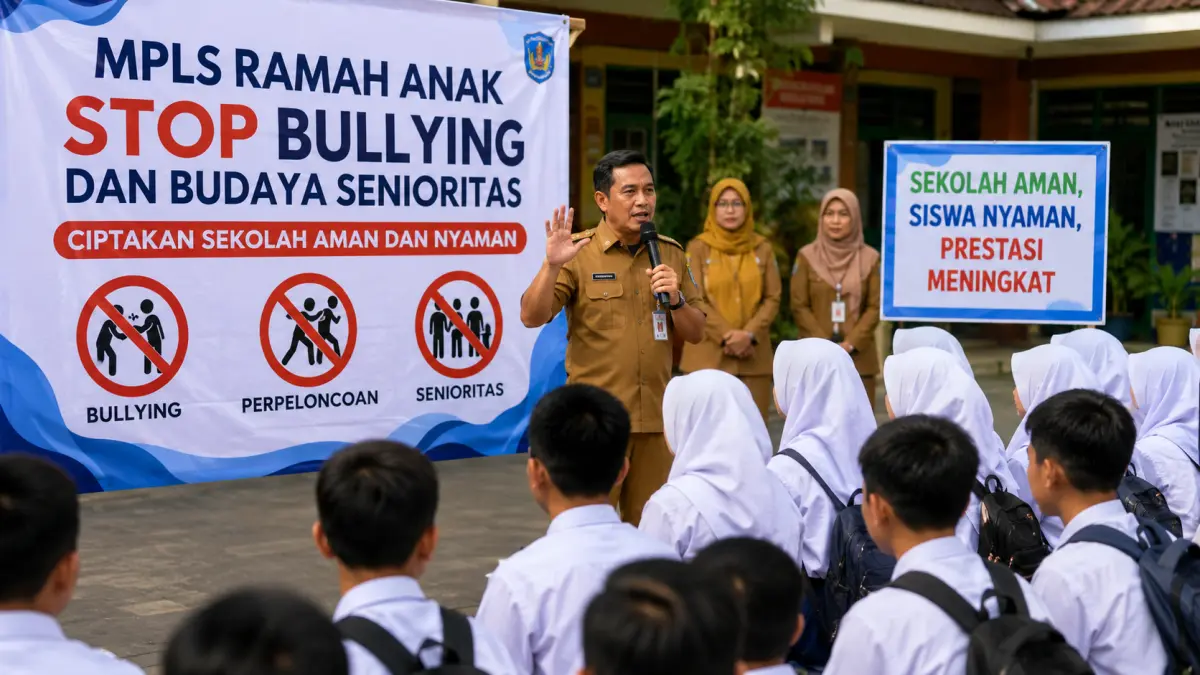 Dinas Pendidikan Kota Blitar mengingatkan seluruh sekolah agar pelaksanaan Masa Pengenalan Lingkungan Sekolah (MPLS) bebas dari bullying, perpeloncoan, dan budaya senioritas demi menciptakan lingkungan belajar yang aman dan nyaman.