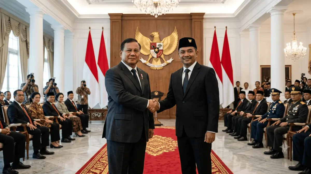 Ilustrasi : Nusron Wahid dipercaya Presiden Prabowo Subianto untuk memimpin Kementerian ATR/BPN dalam Kabinet Merah Putih.