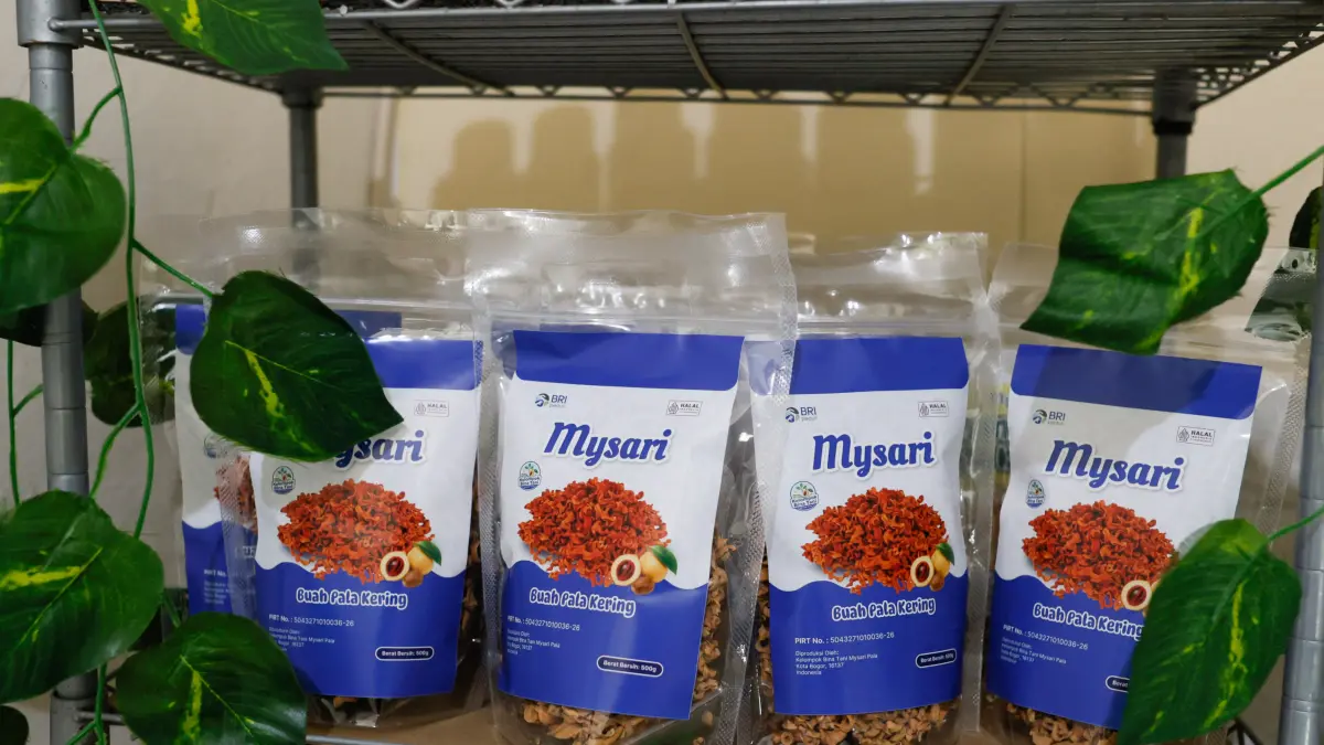 Produk yang dihasilkan KWT Bina Tani Mysari Pala.