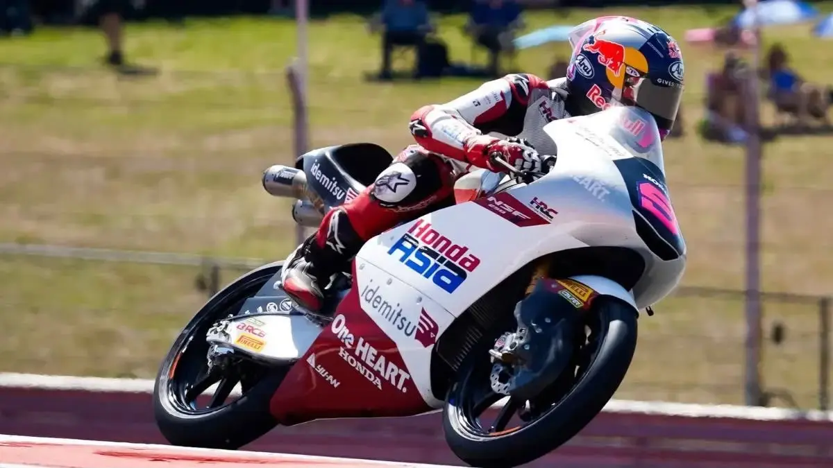 Feda Ega Pratama berlatih memakai Honda CBR600 jelang Moto3 Jerman 2026. Simak alasan penggunaan motor 600 cc dan peluangnya di klasemen.(pinterest)