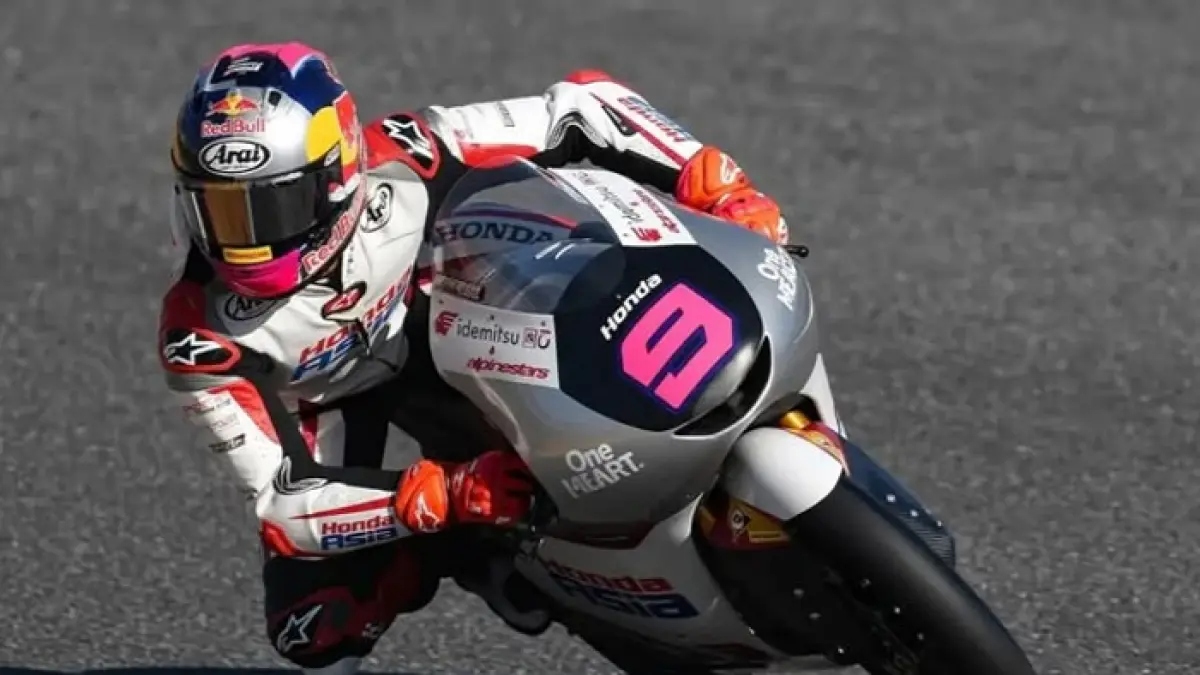 Feda Ega Pratama menempati posisi ke-23 pada FP1 Moto3 Jerman 2026. Simak hasil lengkap, jadwal race, klasemen terbaru, dan peluangnya di Sachsenring. (Pinterest) 