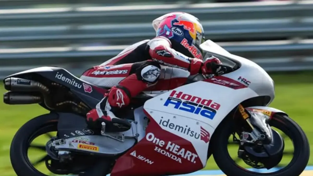 Moto3 Jerman 2026 diawali dengan Alvaro Carpe menjadi tercepat di FP1. Simak posisi Feda Ega Pratama, jadwal race, dan klasemen terbaru Moto3 2026. (Pinterest) 